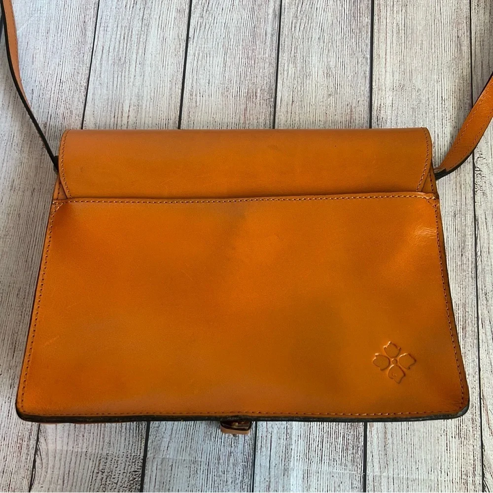 Patricia Nash Leather Salandra Flap Crossbody Bag